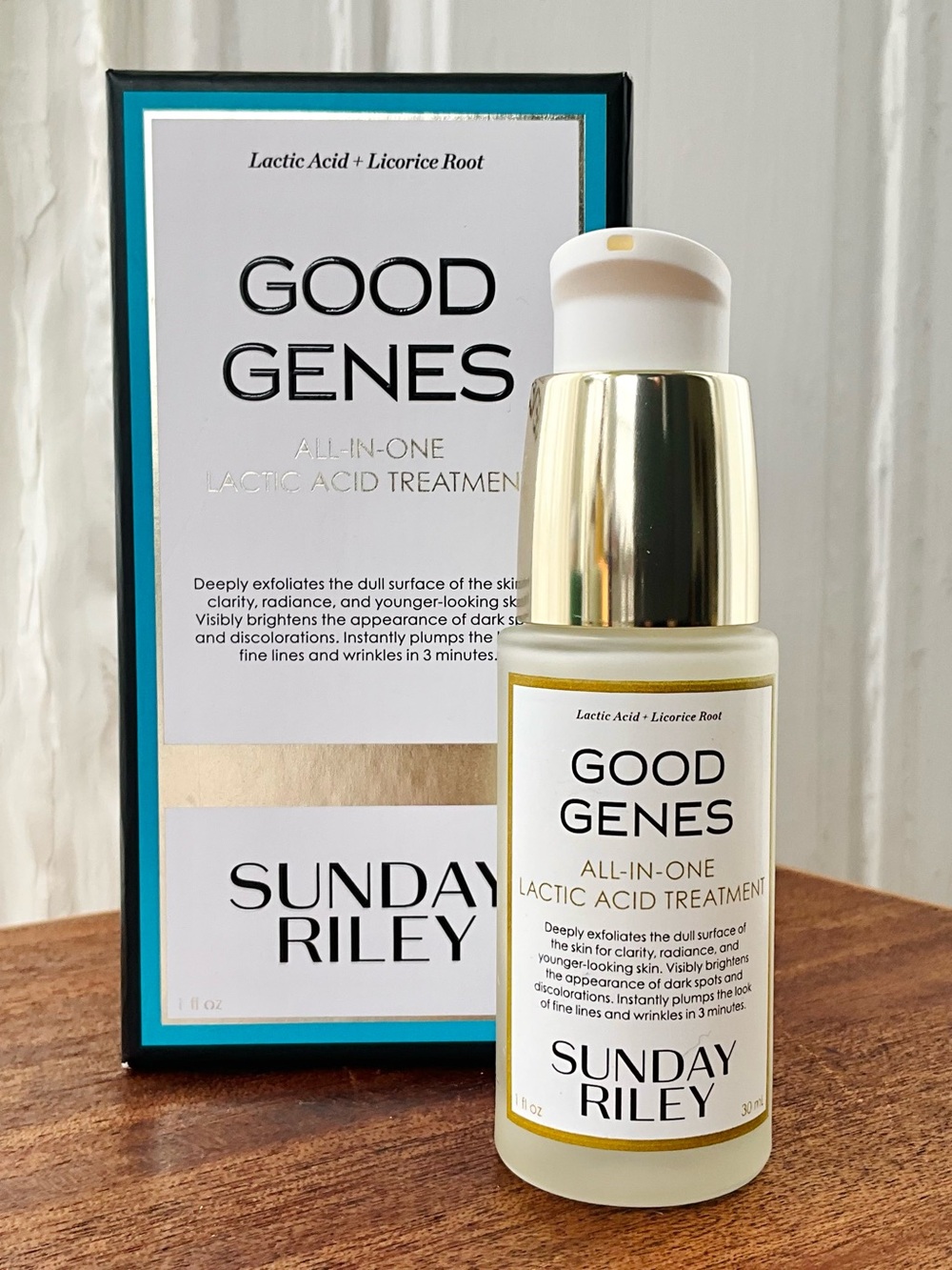 Sunday Riley Good Genes Lactic Acid Serum 1 oz ~60% Full